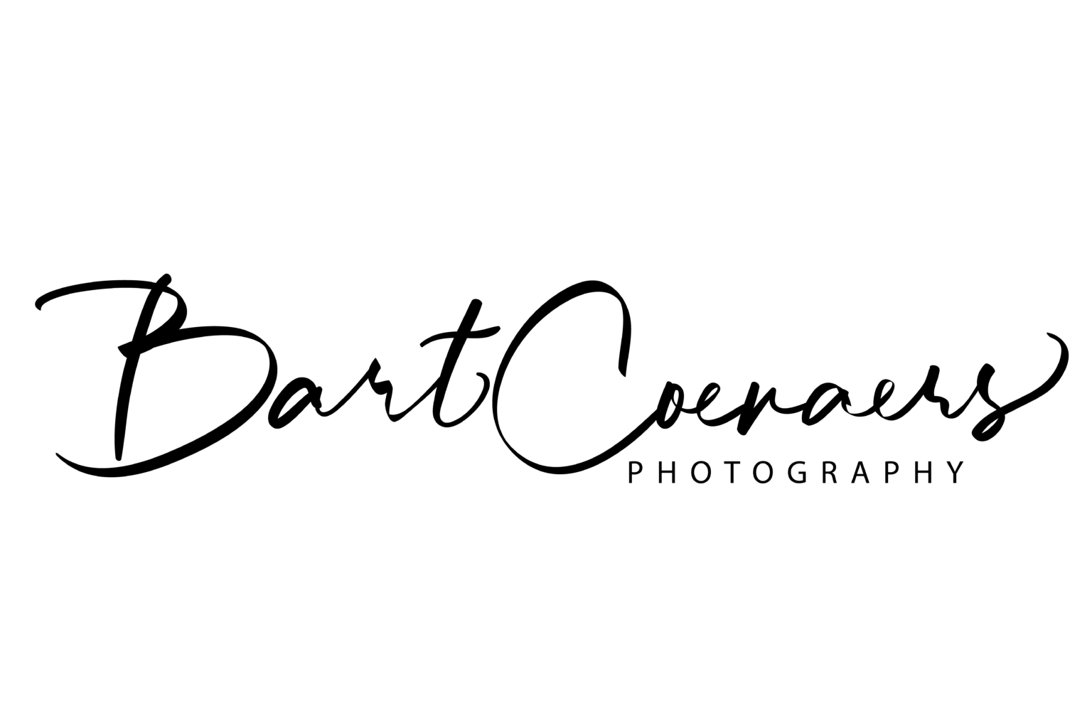 Text Logo black on white
